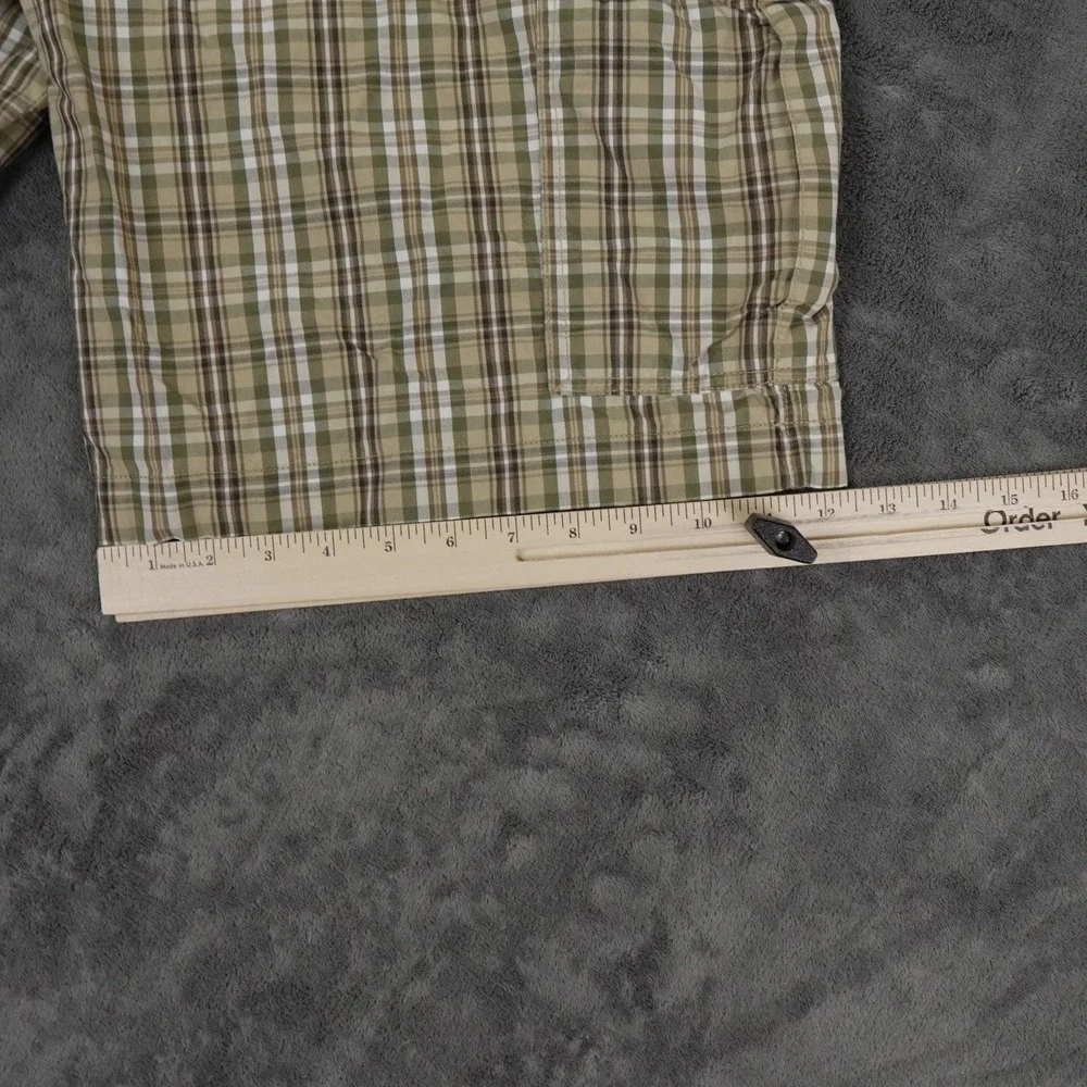 VTG Nautica Clipper Cargo Shorts Men 35 Plaid Relaxed Fit Cotton NS-83 Hong Kong